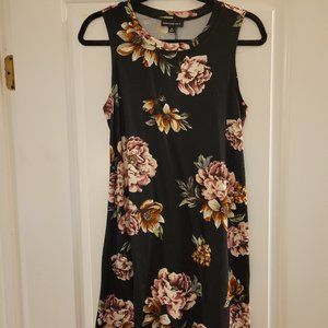 Fortune+Ivy Black/Floral Sleeveless Dress, size M